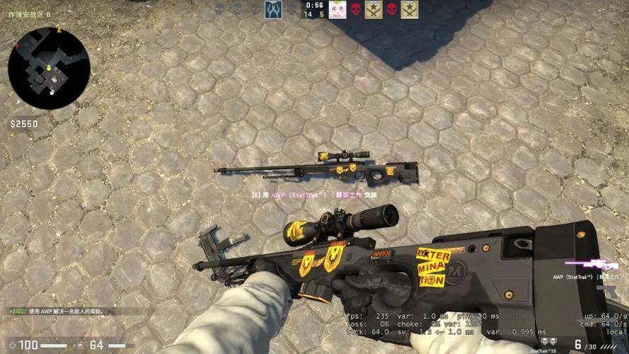 CSGO持枪视角游戏截图