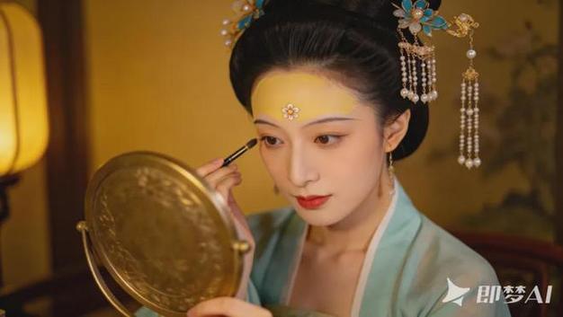 对镜贴花黄是哪个贴缩略图