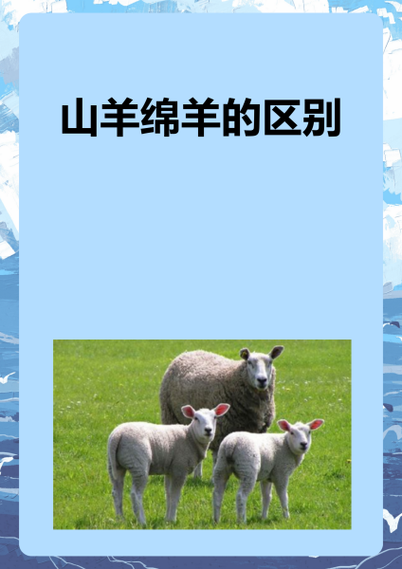 绵羊山羊的比喻缩略图
