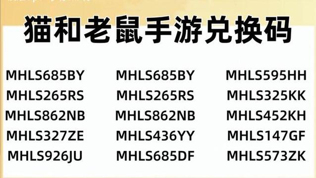猫和老鼠官方兑换码缩略图
