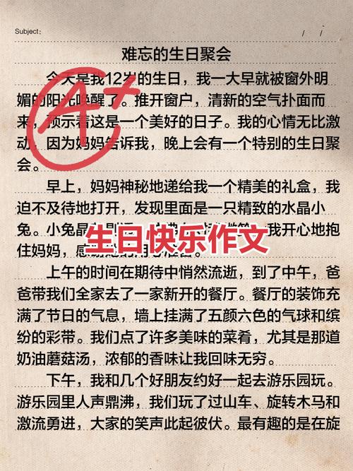 生日会心得体会缩略图