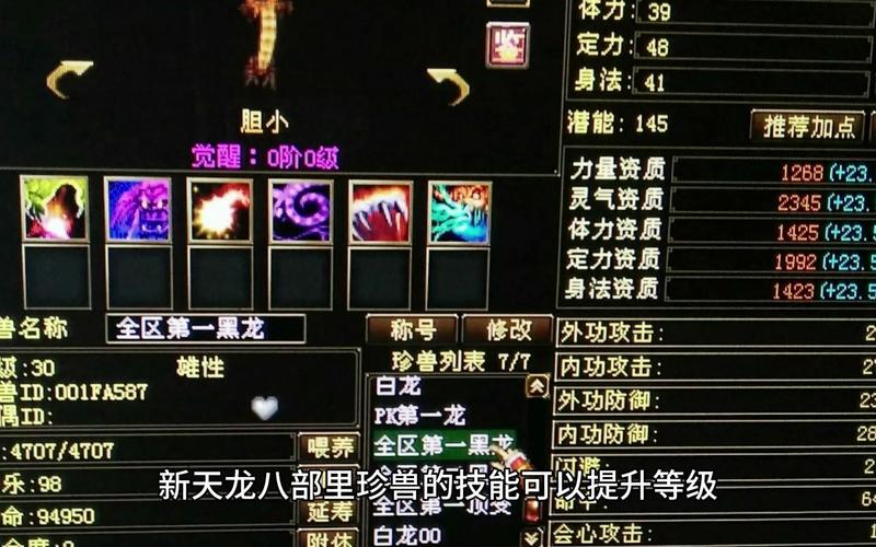 天龙八部珍兽超级技能缩略图