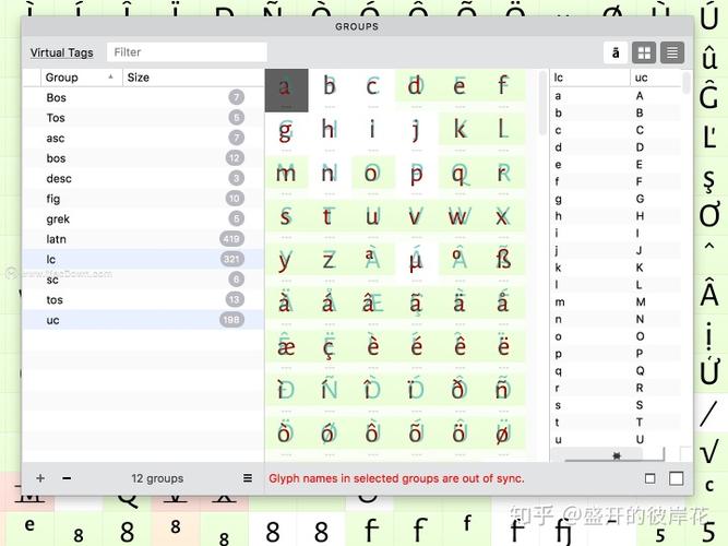 ttf字体编辑器缩略图
