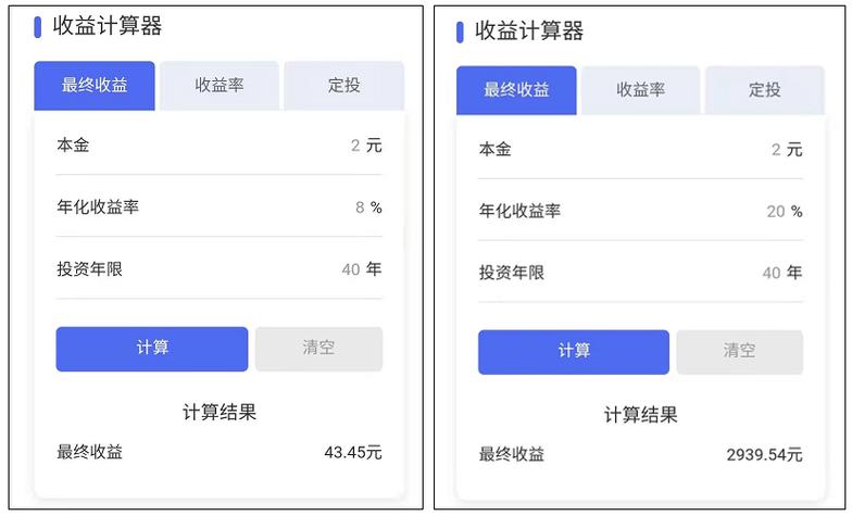 收益计算器游戏截图