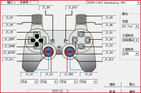 ps2手柄键位名称图解游戏截图