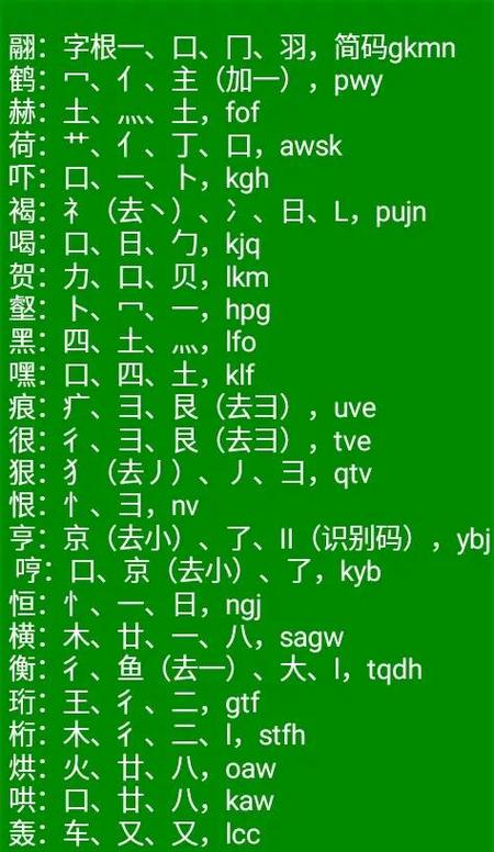 鸭的五笔怎么拆分缩略图