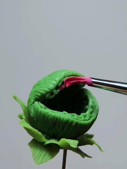 用橡皮泥捏食人花缩略图