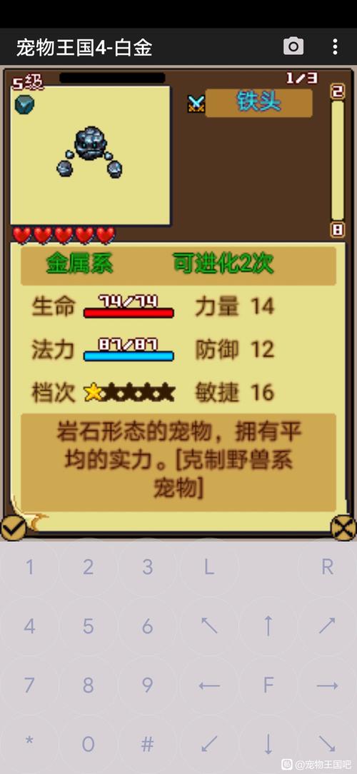 宠物王国4白金宠物图鉴大全游戏截图