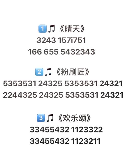 光遇简单和弦琴谱缩略图
