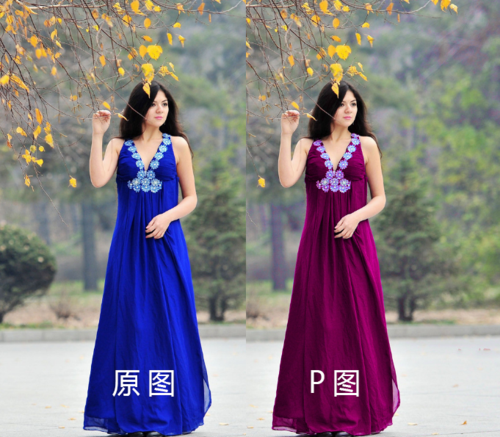 美图秀秀改衣服颜色缩略图