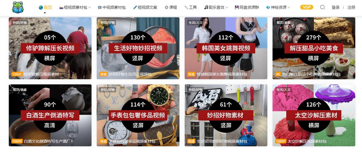 有哪些免费的短视频素材网站缩略图