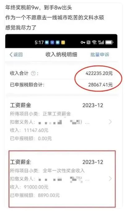 2024年年终奖计算缩略图