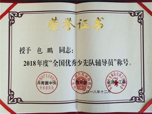 优秀少先队辅导员属于什么荣誉缩略图