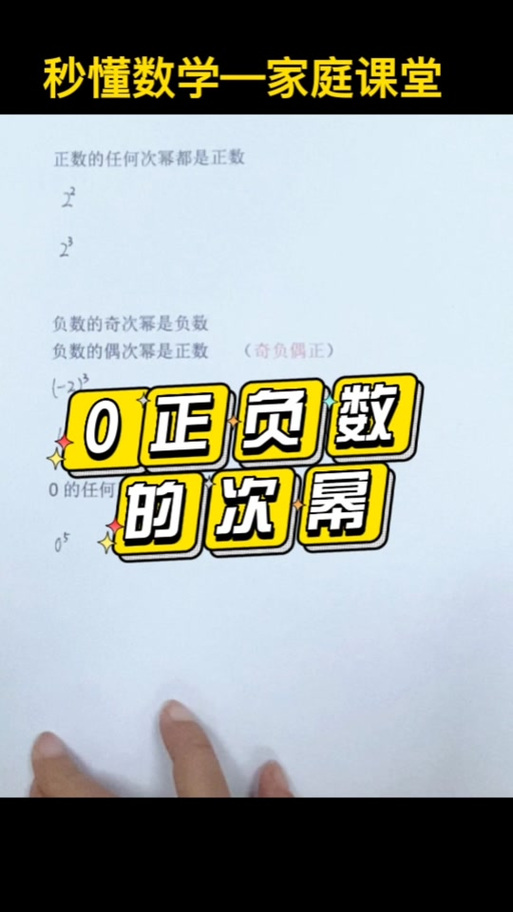 负次幂的算法定义缩略图