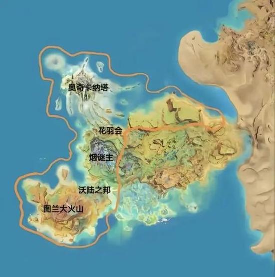 原神全地图解锁游戏截图
