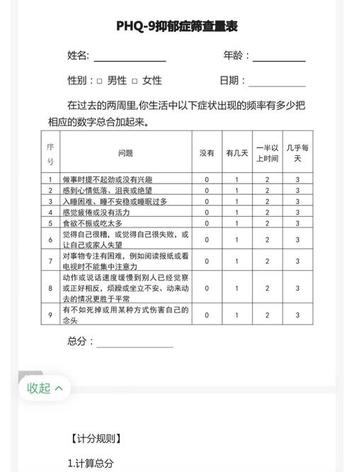 phq-9评分标准缩略图