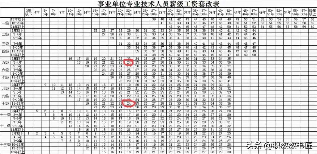 2006年工资改革薪级套改表缩略图