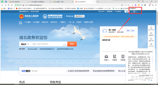 政务网个人注册与法人注册缩略图