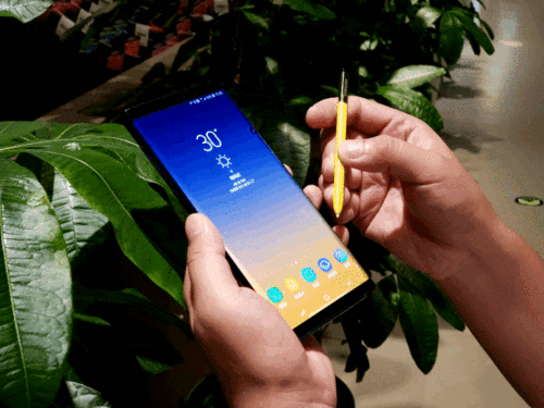 三星note9双击亮屏在哪设置缩略图