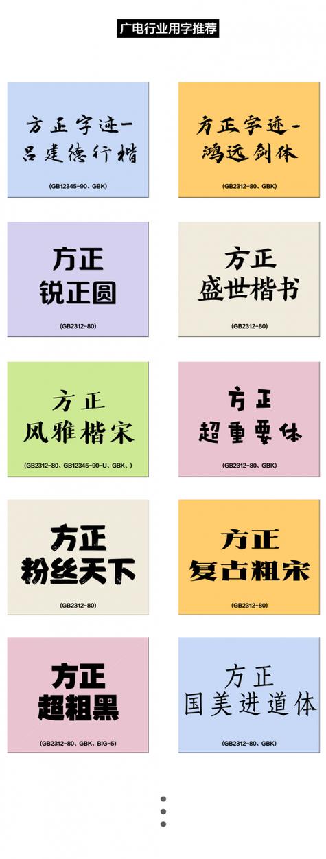 方正字体库缩略图