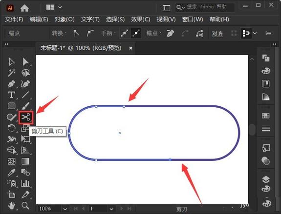AI怎么把轮廓线缩略图