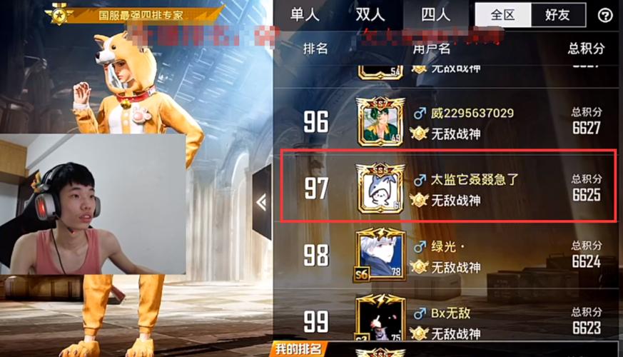 双排战神多少分