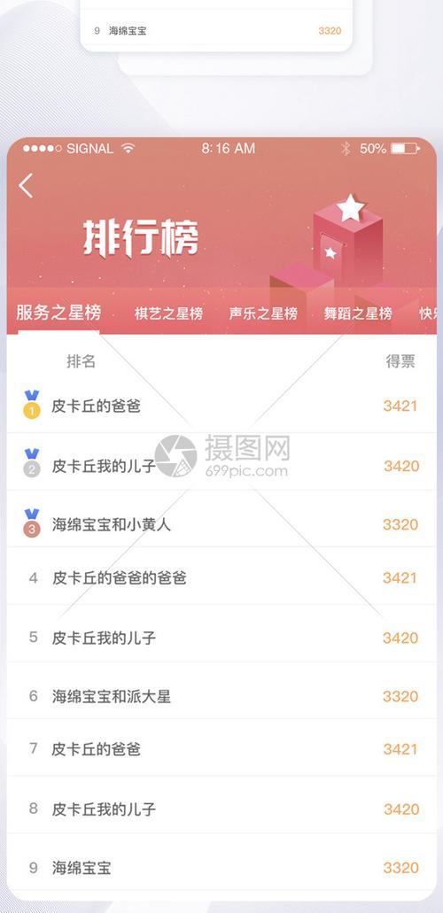 屏客名榜app缩略图