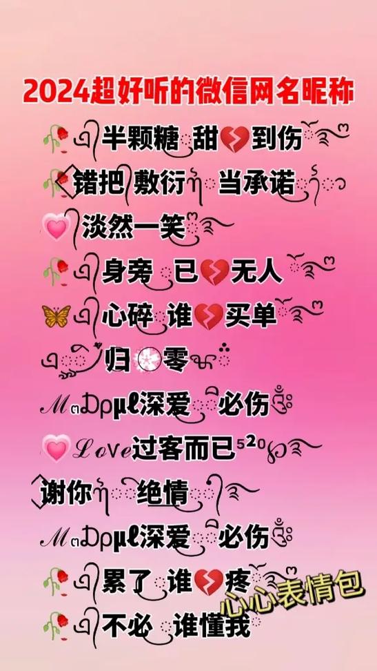 改网名好听的微信昵称缩略图