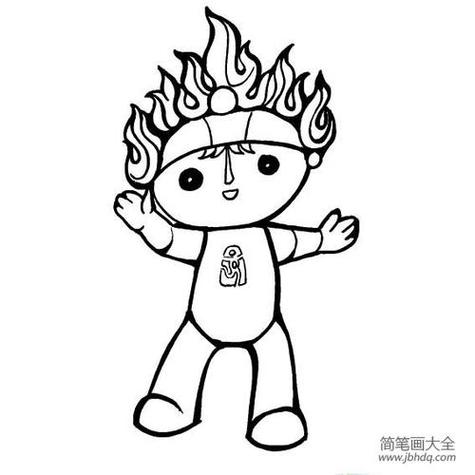 北京奥运会福娃简笔画缩略图
