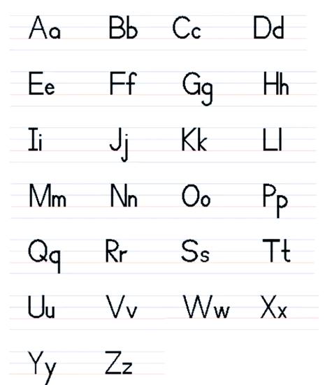 一年级英语26个字母缩略图
