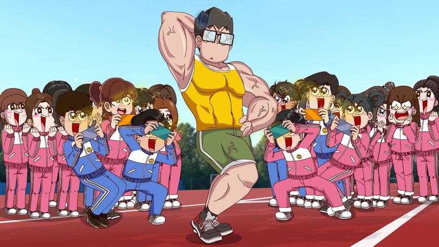 开心锤锤变成肌肉男