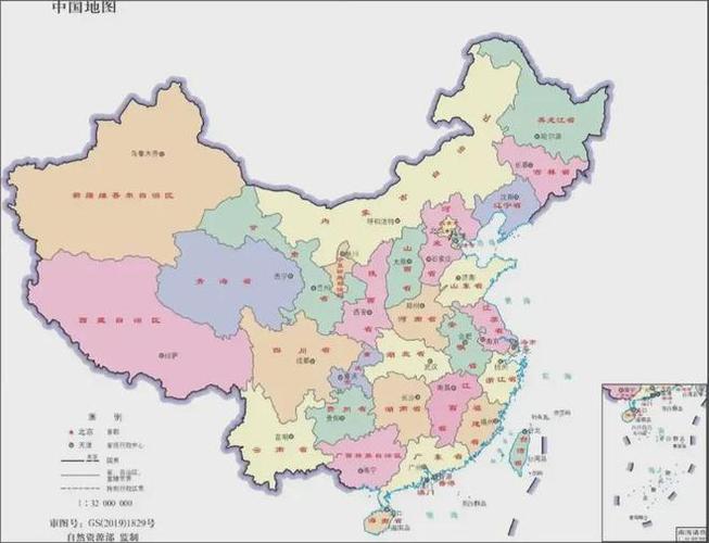 中国地图高清版 全图图标