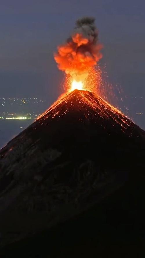 火山爆发的视频缩略图