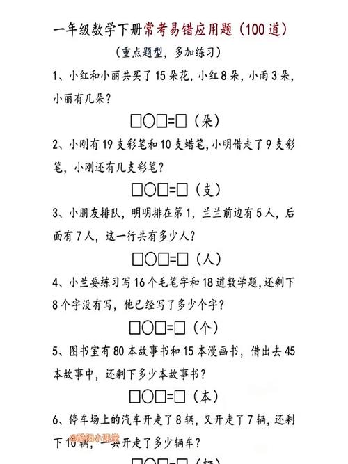 应用题100道及答案缩略图