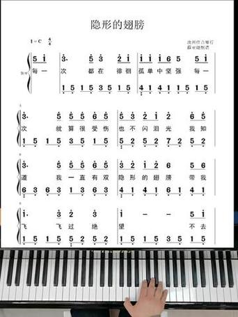 最简单易学的钢琴曲简谱缩略图