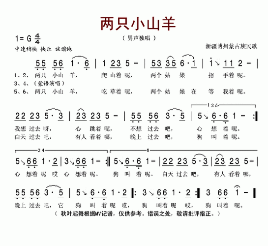 小山羊歌词缩略图
