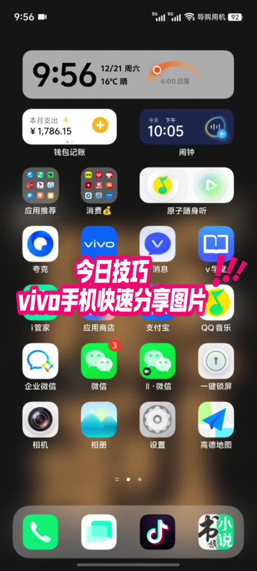 vivo手机怎么把相册移到桌面缩略图