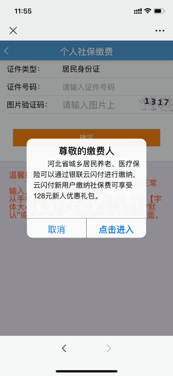 河北税务城乡居民社保缴费缩略图