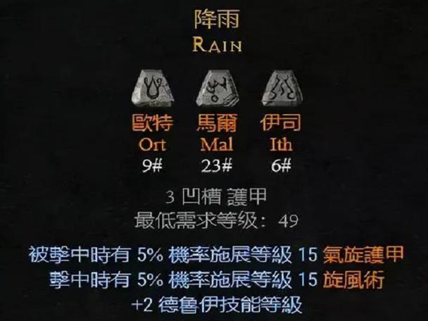 暗黑2重制版4孔甲符文之语缩略图