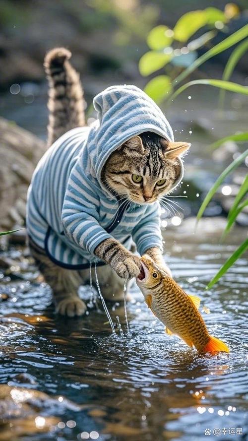 猫咪想抓鱼游戏图标