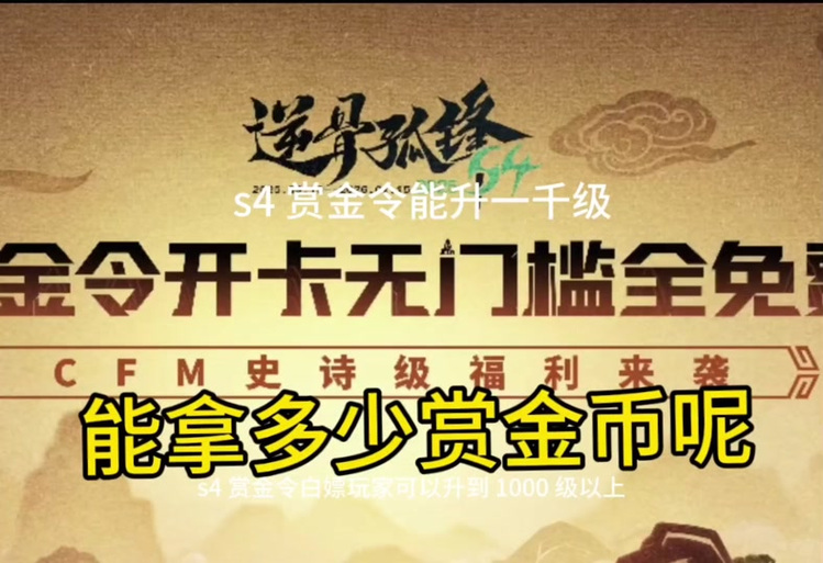 赏金令800级有多少赏金币游戏截图