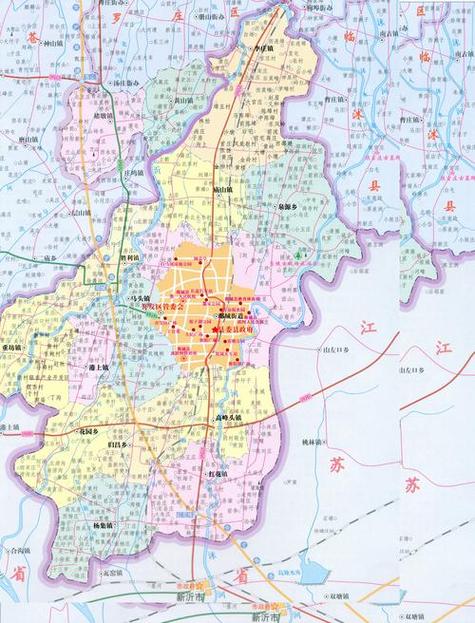 郯城县地图高清版大地图缩略图