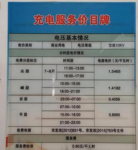 云快充充电桩收费标准缩略图