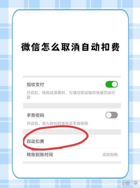 微信自动扣款如何关闭?缩略图