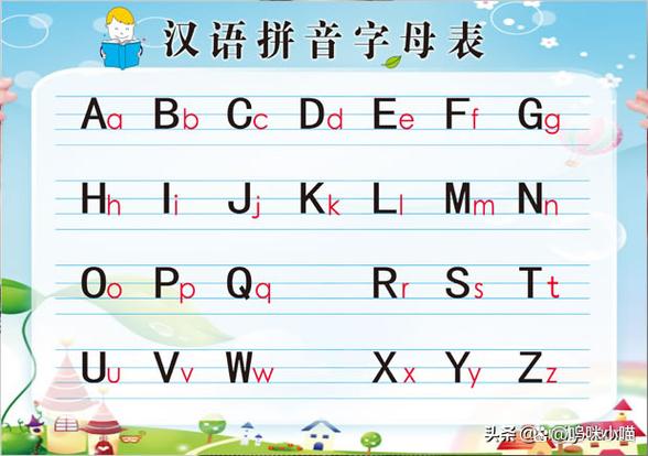 26个拼音字母歌口诀缩略图
