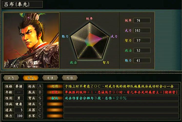 三国志11所有事件触发条件缩略图