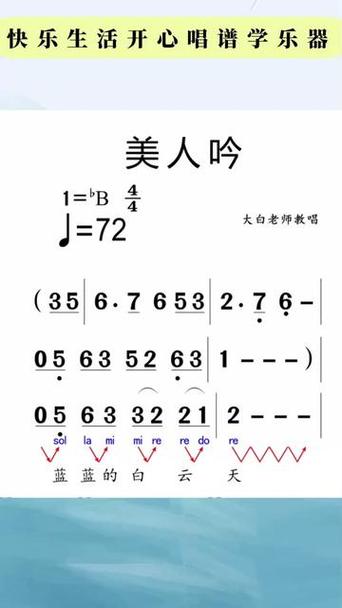 《美人吟》简谱教唱游戏截图