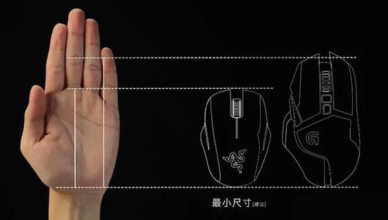 鼠标尺寸缩略图