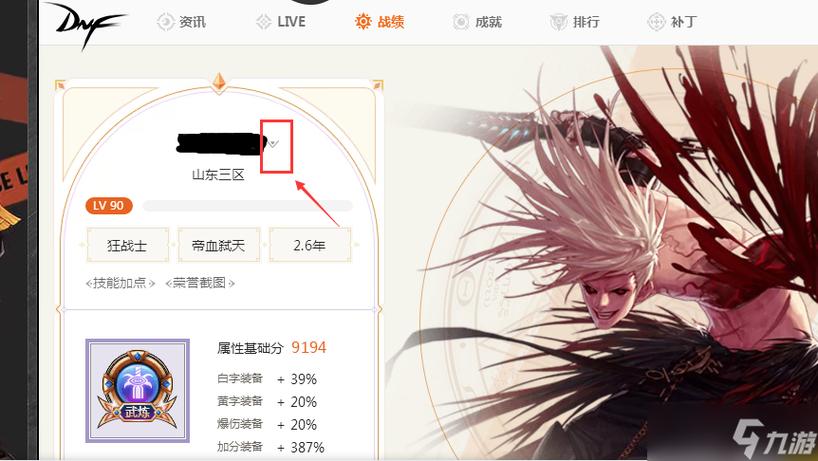 dnf全服角色查询在手机查询游戏截图