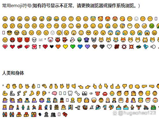 emoji复制粘贴缩略图